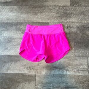 Lululemon Speed Up Shorts- Size 2 Tall